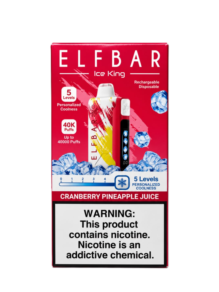 ELFBAR ICE KING-CREANBERRY PINEAPPLE JUICE